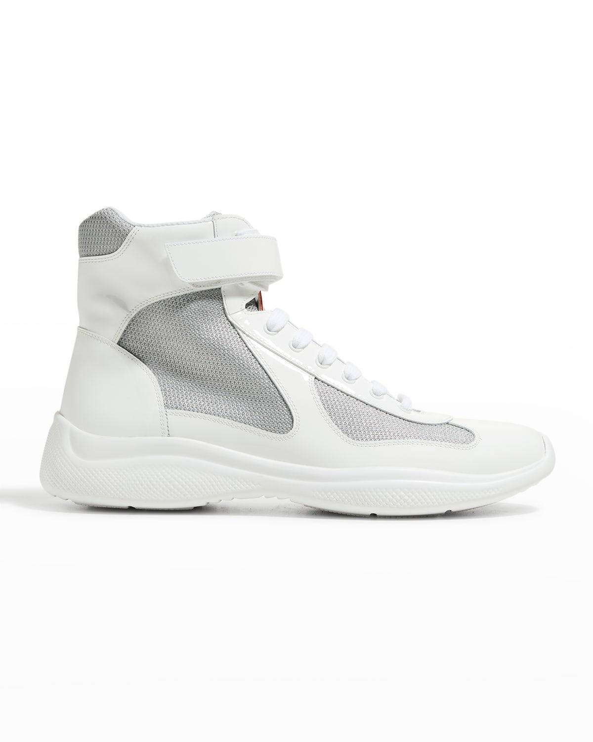 Men's America's Cup Patent Leather High-Top Sneakers Product Image