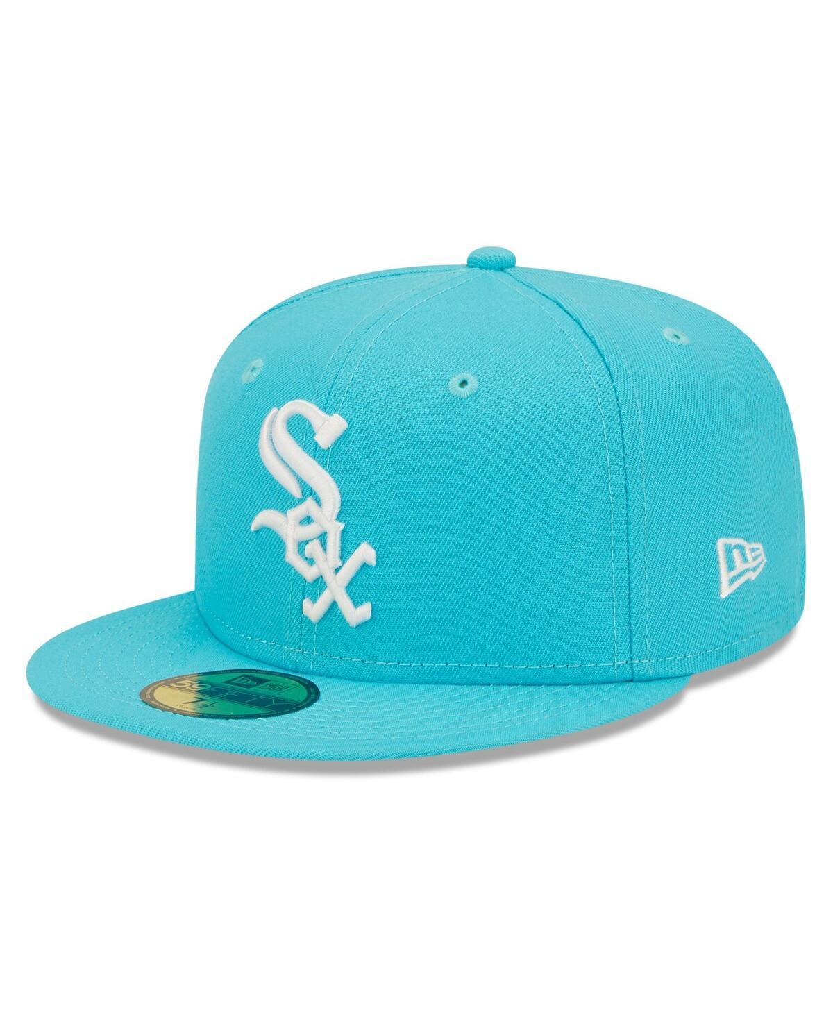 Mens New Era Blue Chicago White Sox Vice Highlighter Logo 59FIFTY Fitted Hat Product Image