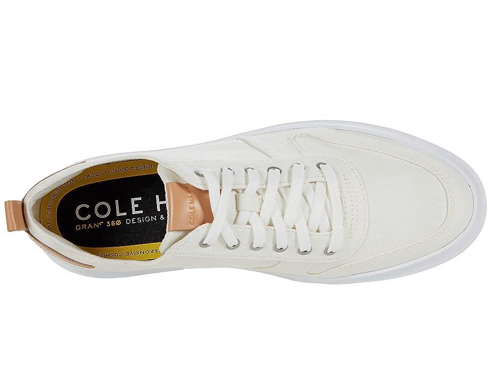 Cole Haan Mens Low Top Canvas Sneakers - Ivory Product Image