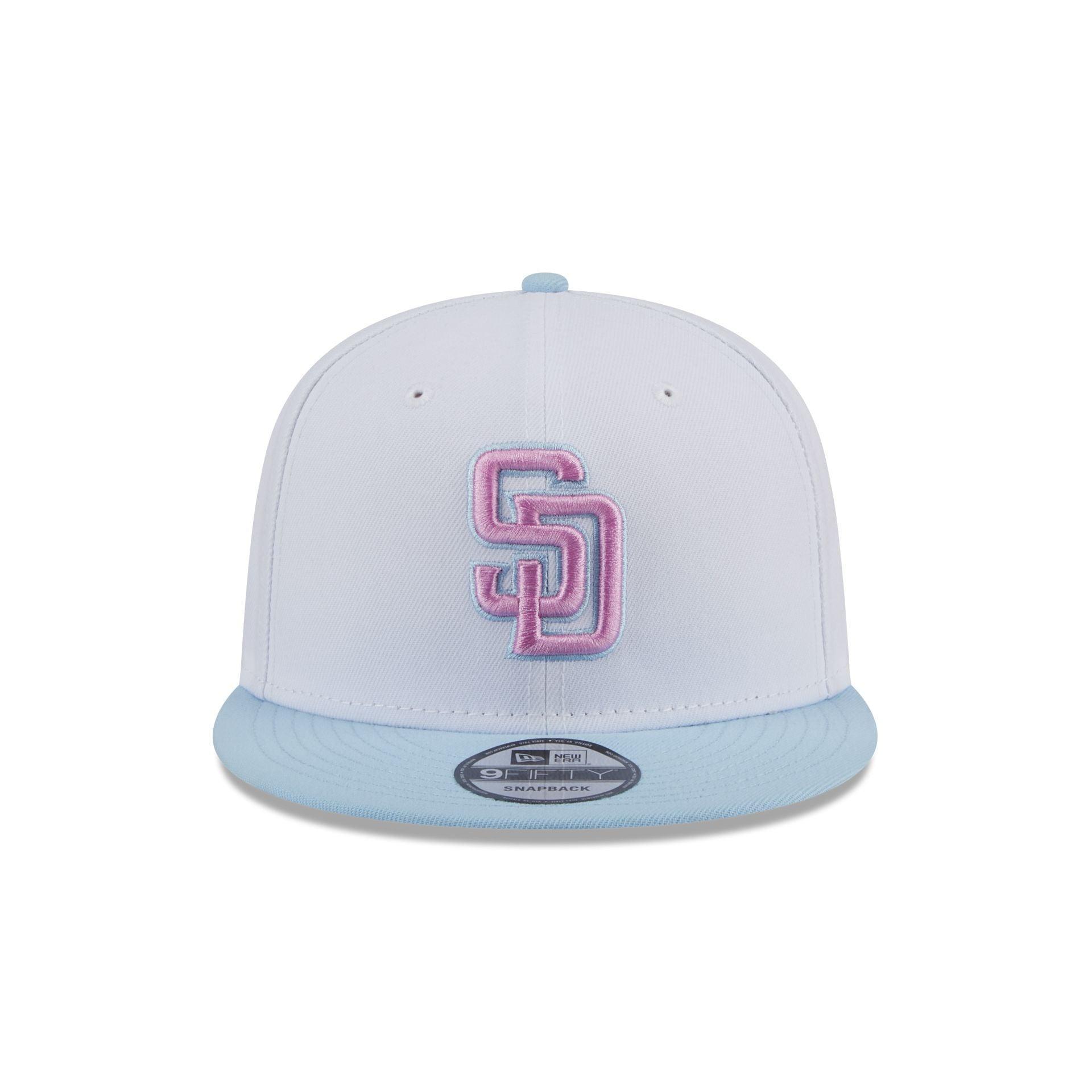 San Diego Padres Color Pack White 9FIFTY Snapback Hat Male Product Image