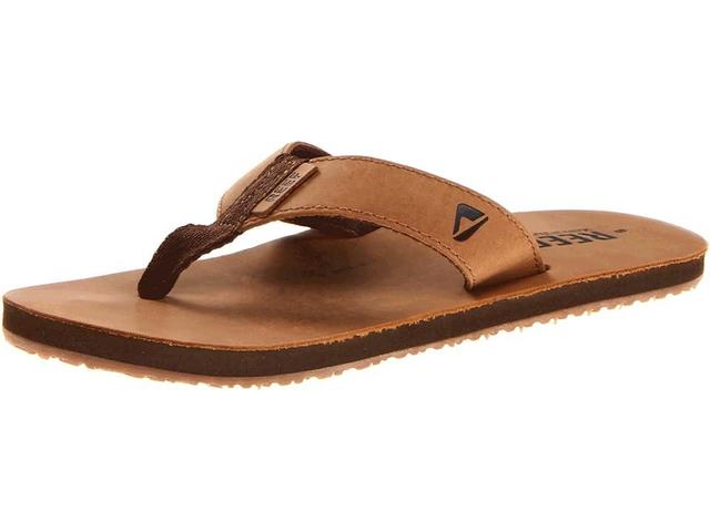 Reef Reef Leather Smoothy (Bronze/Brown) Men's Sandals Product Image