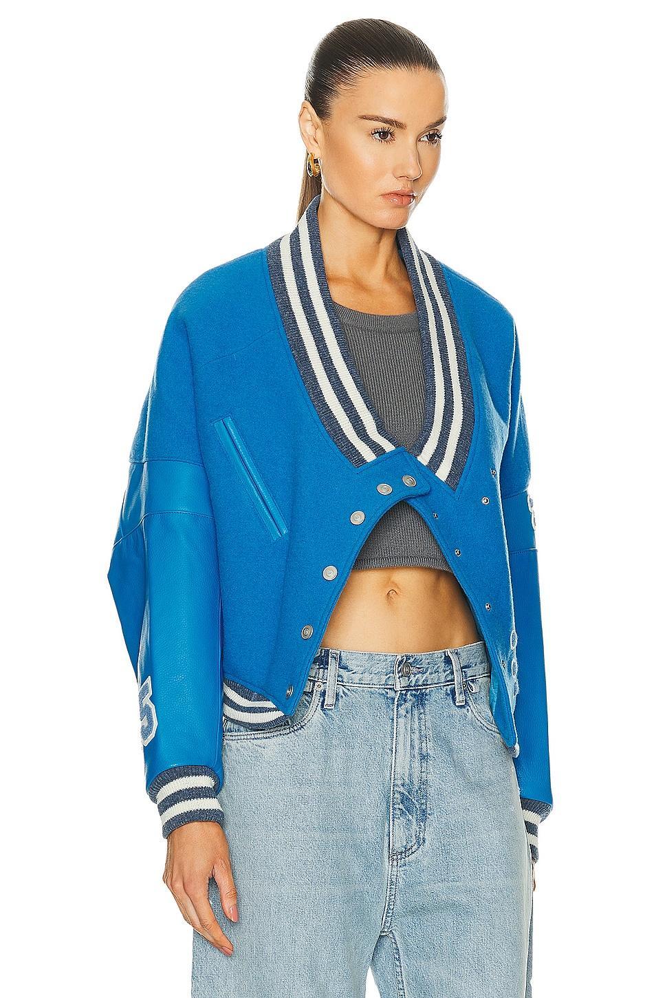 EZR Bomber Jacket Blue. (also in M). Product Image