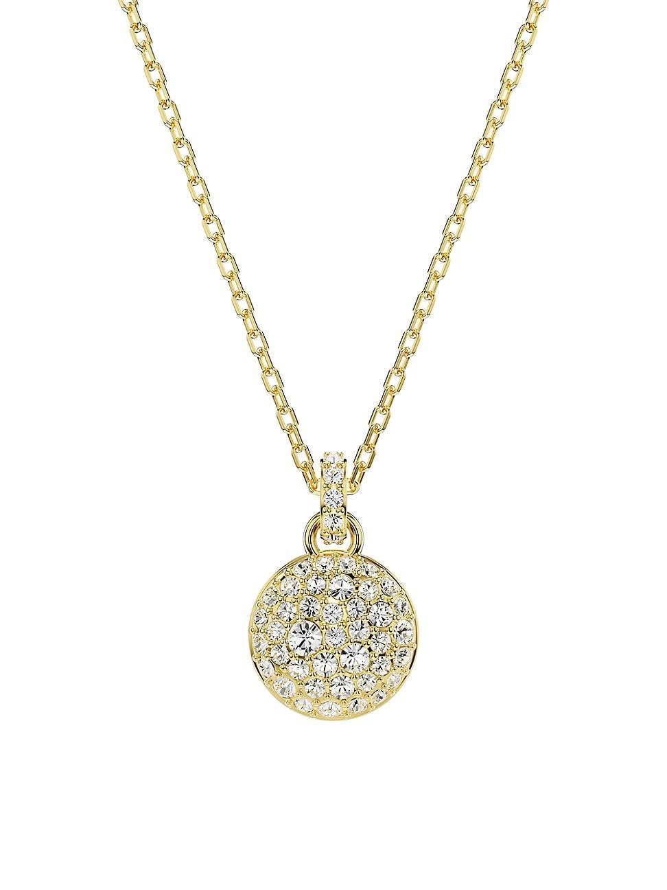 Womens Meteora Goldtone & Crystal Pendant Necklace Product Image