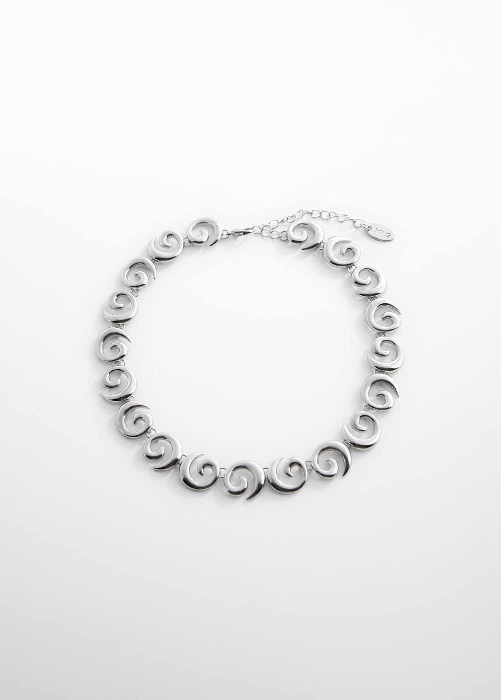 MANGO - Spiral necklace - One size - Women Product Image