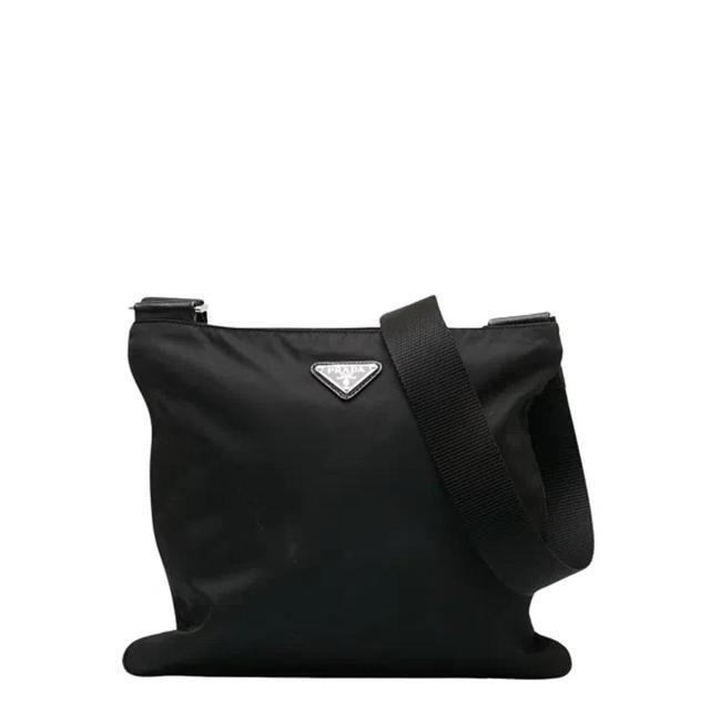 Tessuto Synthetic Shoulder Bag () In Black Product Image