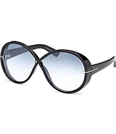 Womens 64MM Round Sunglasses Product Image