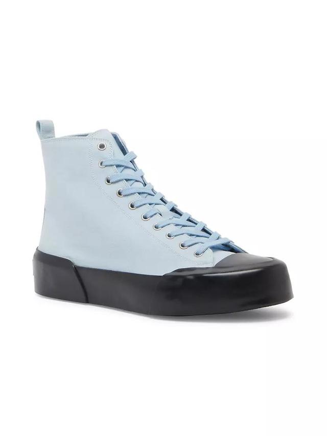 Canvas High-Top Sneakers Product Image