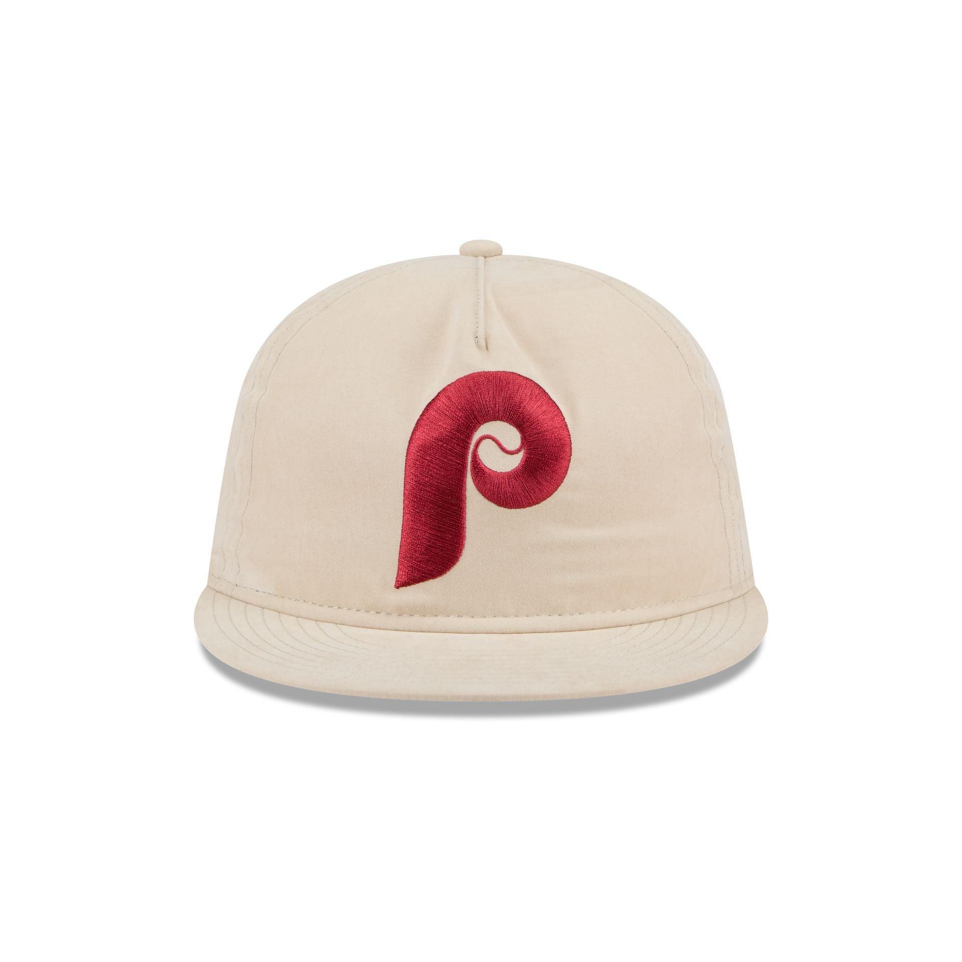 Philadelphia Phillies Brushed Nylon Retro Crown 9FIFTY Adjustable Hat Male Product Image