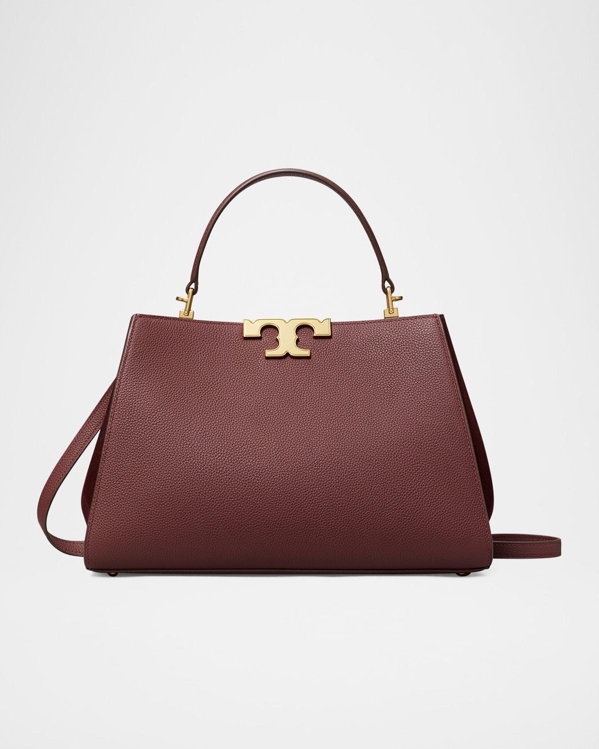 Womens Eleanor Pebbled Leather Satchel Product Image