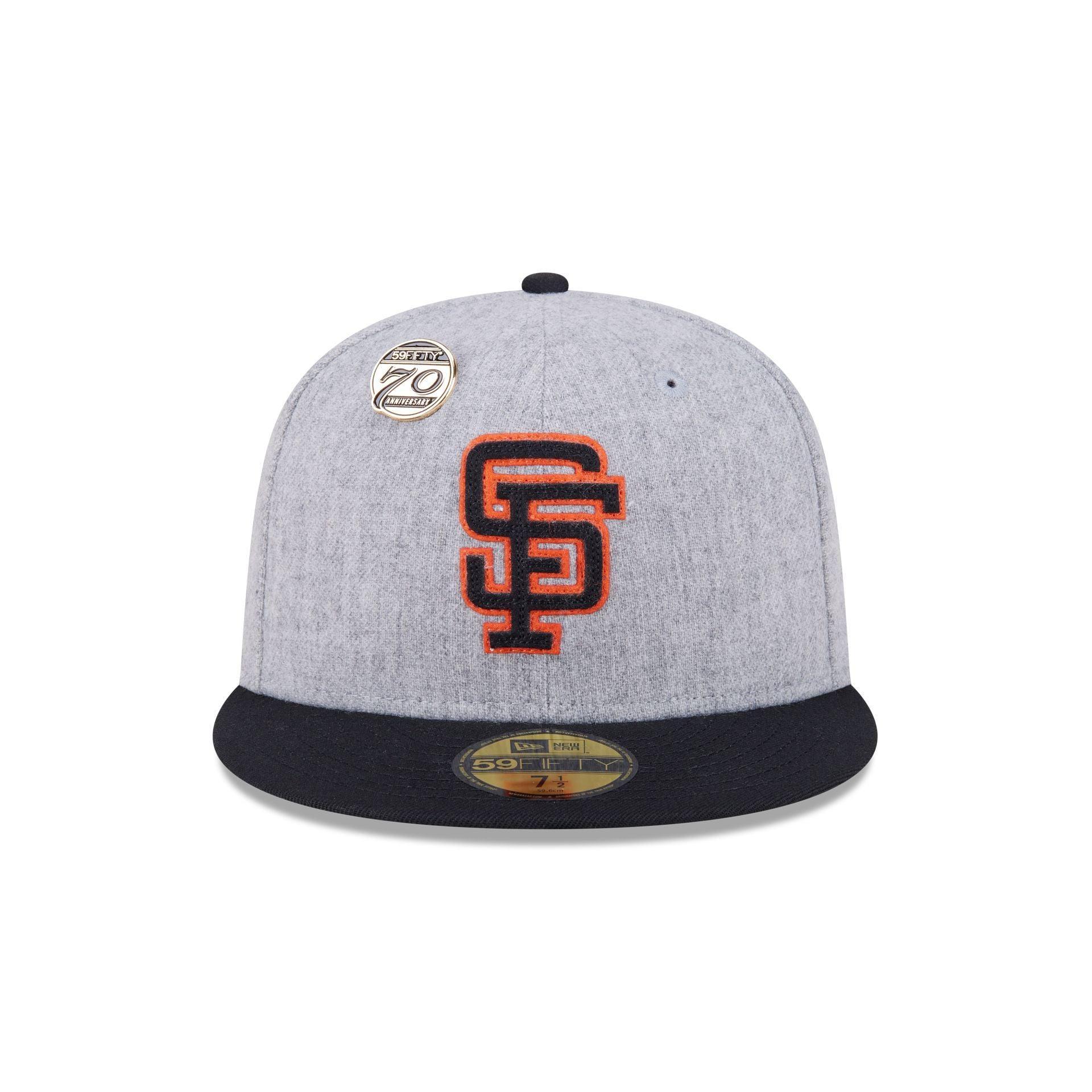 San Francisco Giants 70th Anniversary Gray 59FIFTY Fitted Hat Male Product Image