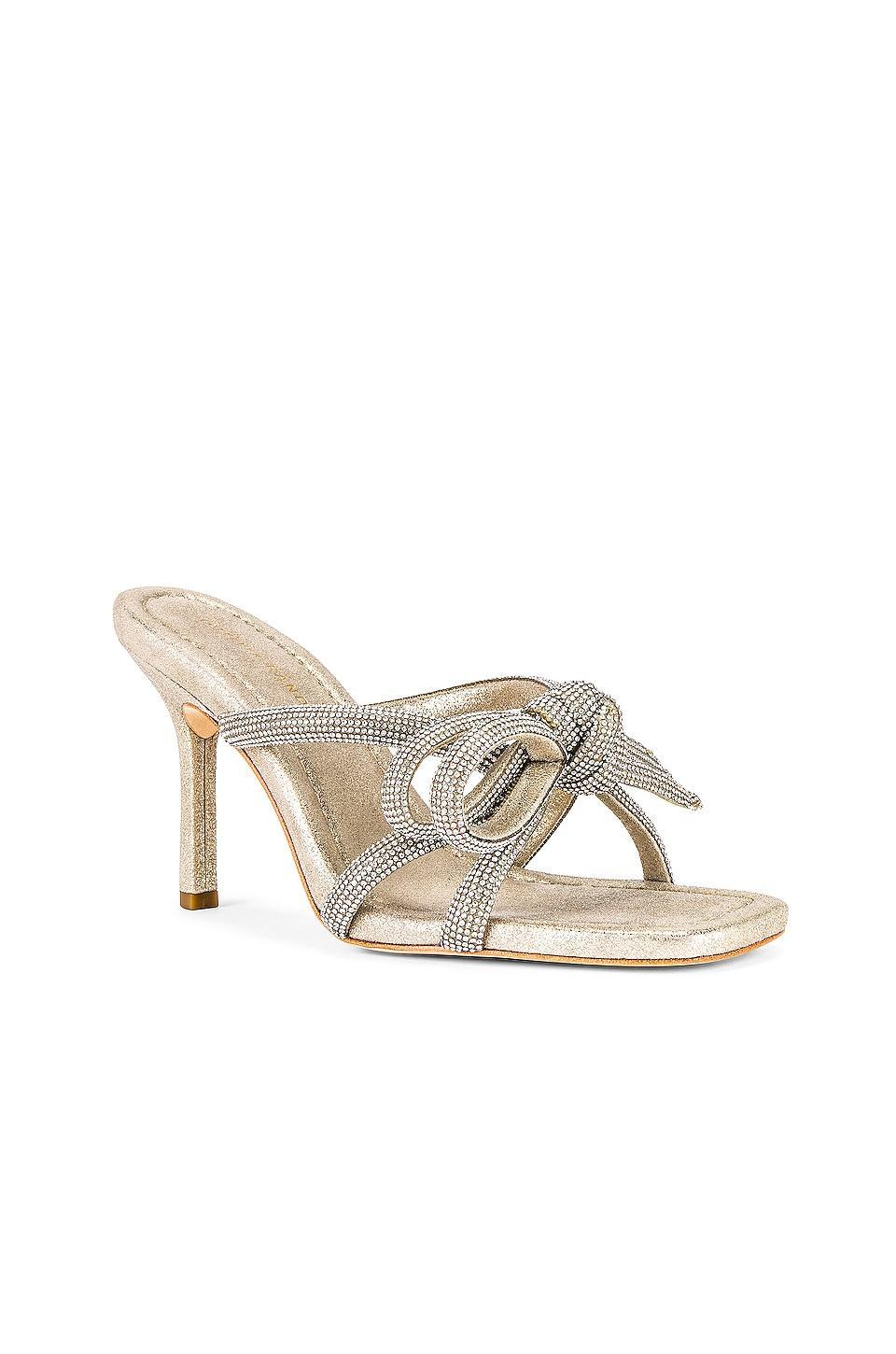 Leather Bow Heeled Sandal Loeffler Randall Product Image