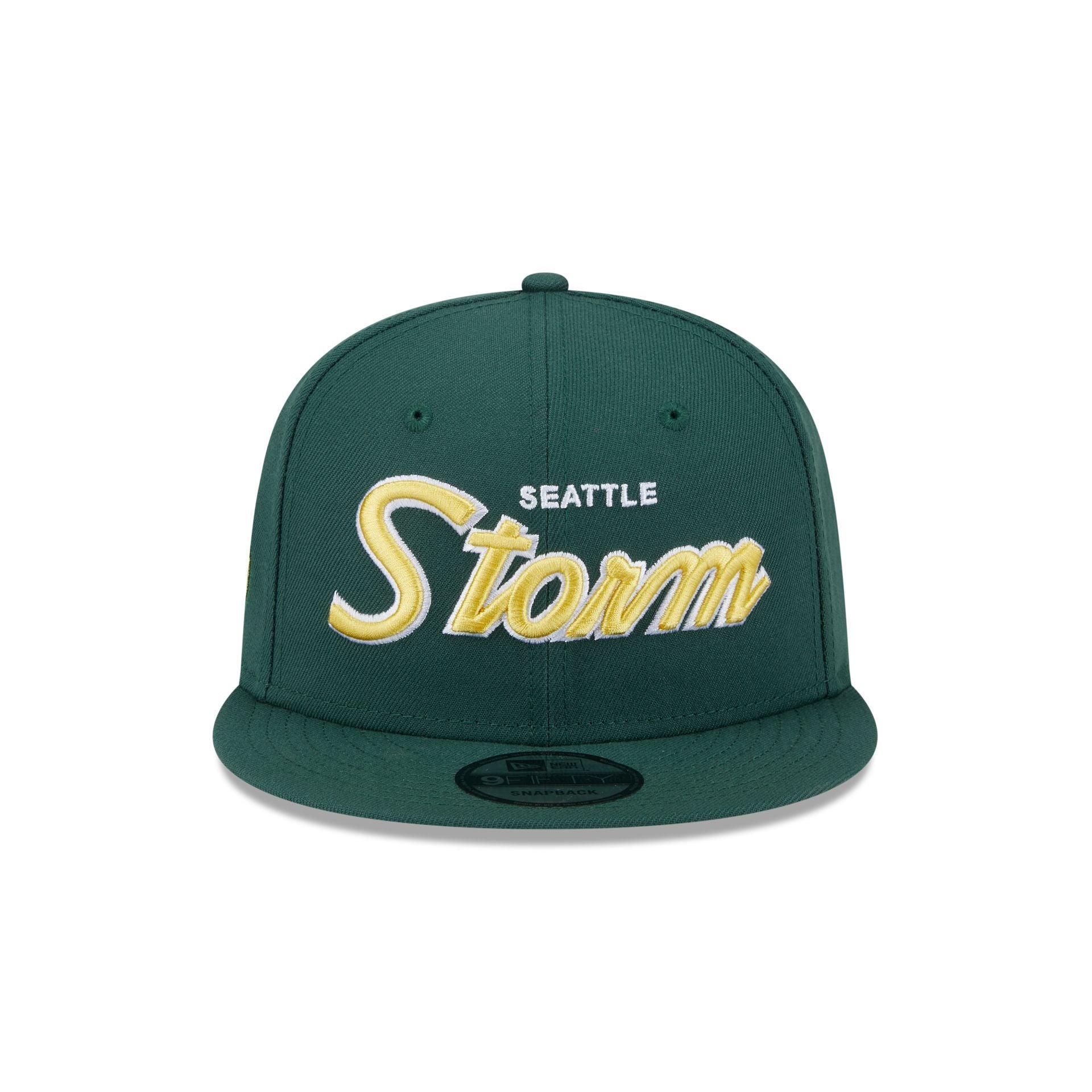 Seattle Storm Script 9FIFTY Snapback Hat Male Product Image