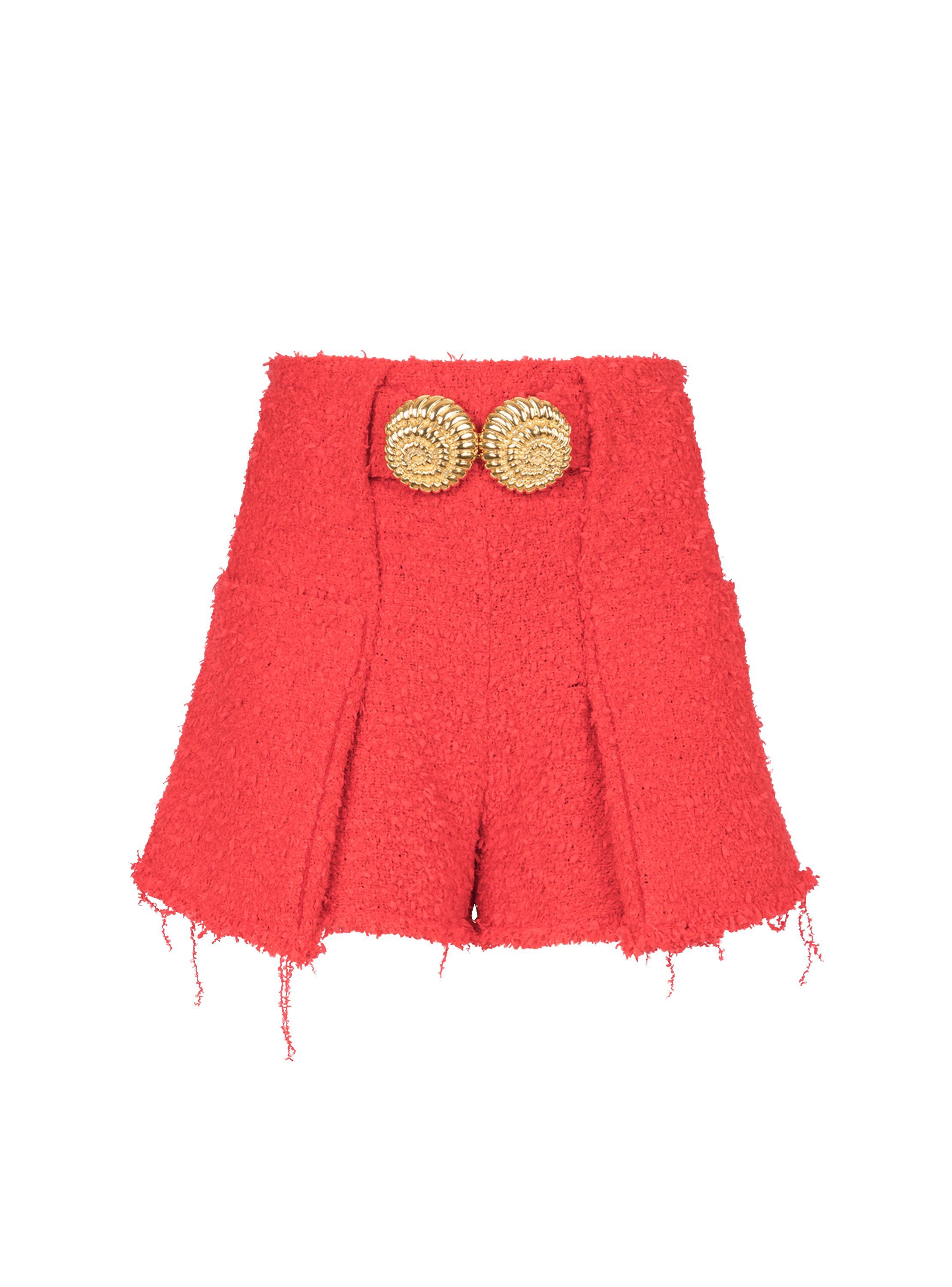 Belted tweed shorts with Snail buttons product image