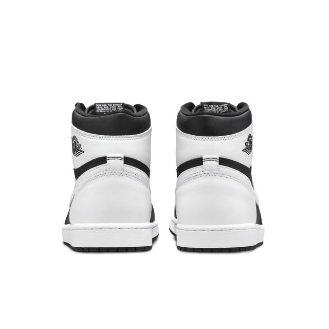 Men's Air Jordan 1 Retro High OG White" Shoes in Black Product Image