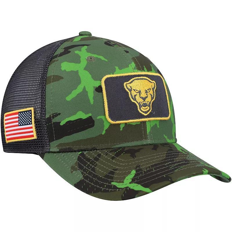 Mens Nike Camo Pitt Panthers Classic99 Veterans Day Trucker Snapback Hat - Camo Product Image