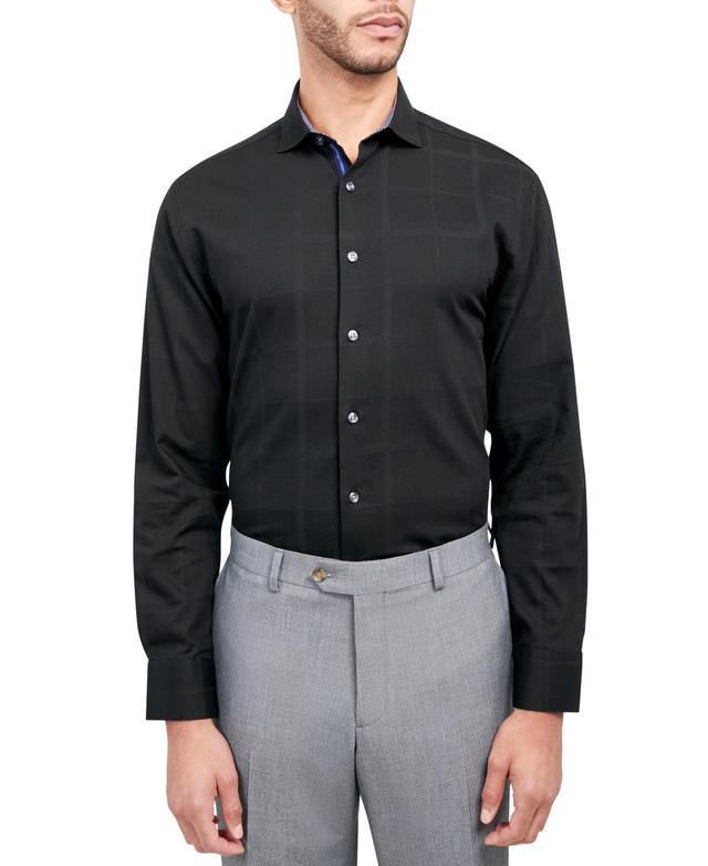 Michelsons of London Mens Regular-Fit Check Dress Shirt Product Image