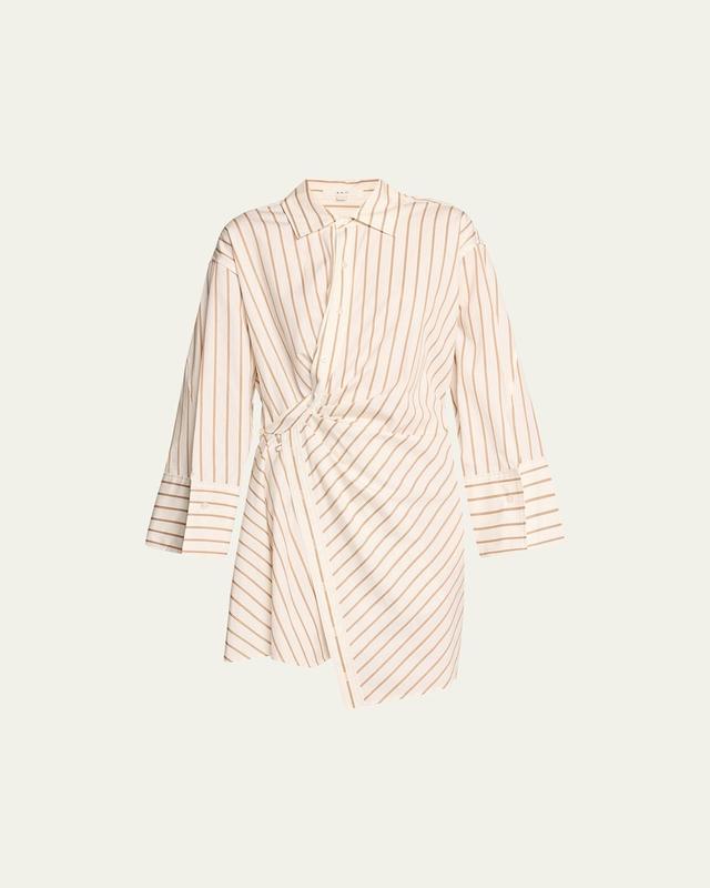 A. l.c. Madison Ii Striped Wrap Dress Product Image