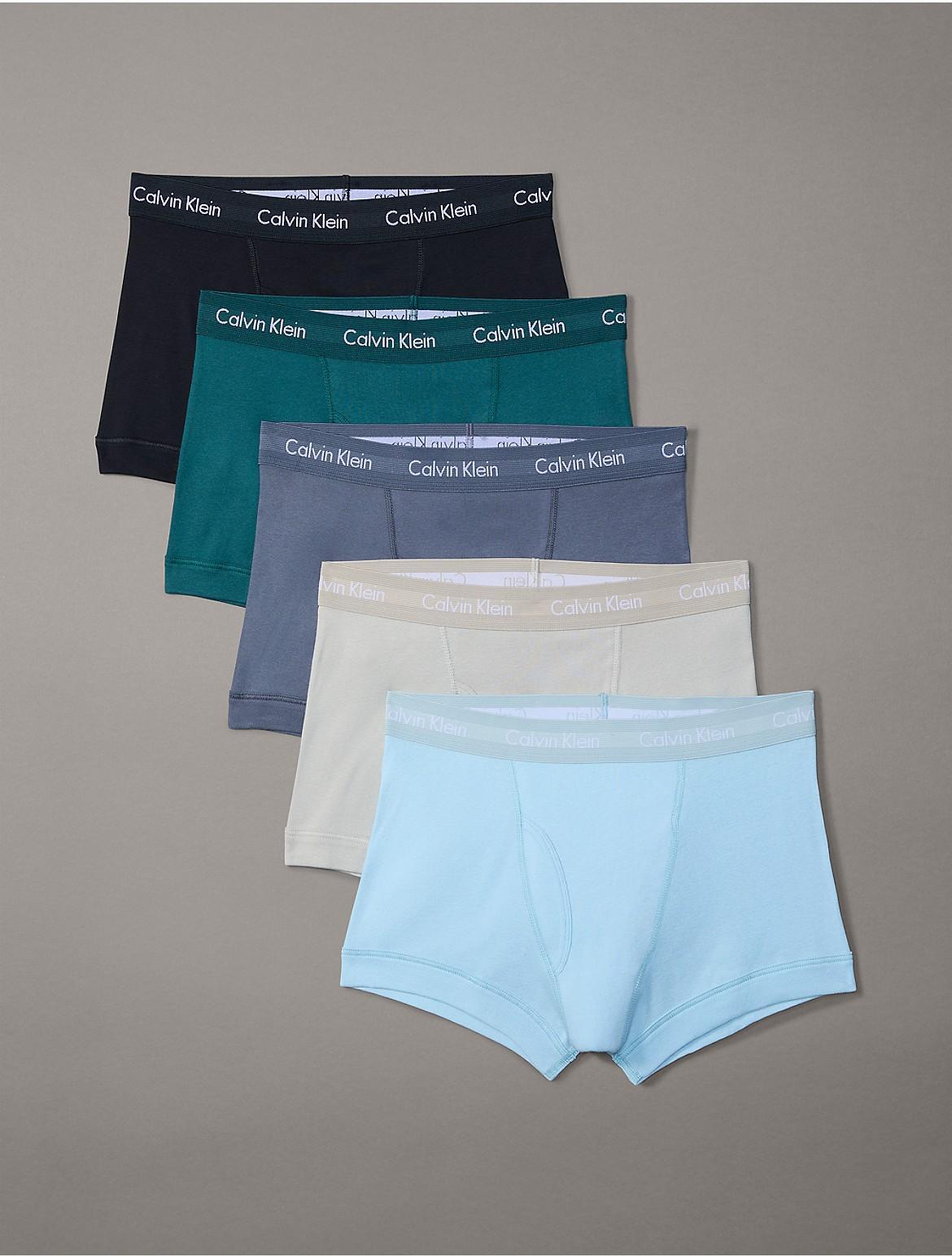 Calvin Klein Mens Cotton Classics 5-Pack Trunk - Multi - S Product Image