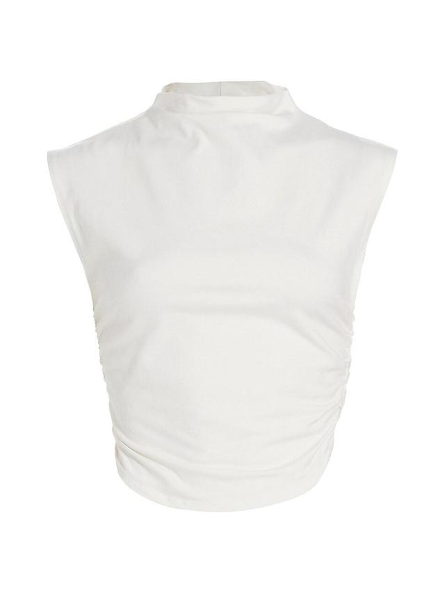 Womens Lindy Gathered Crop Top Product Image