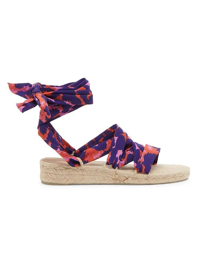 Womens Paloma DVF Animal-Print Espadrilles Product Image