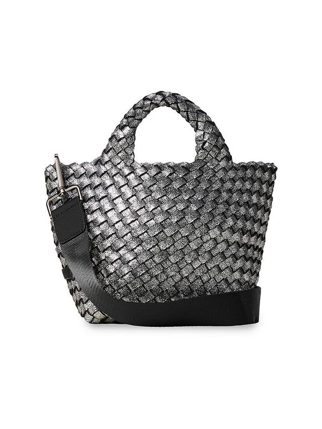 Womens St. Barths Petit Metallic Tote Bag Product Image