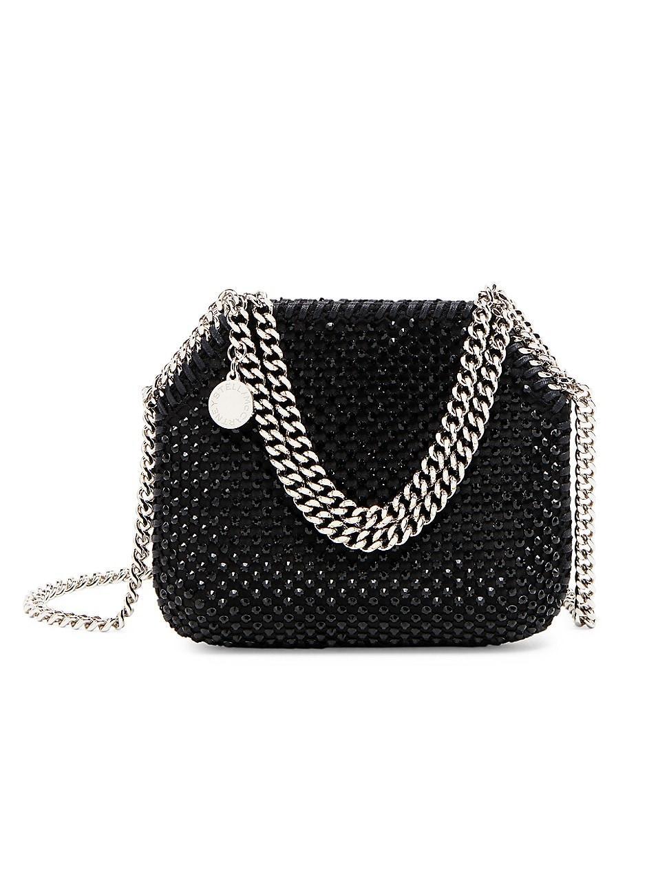 Womens Mini Falabella Crystal Mesh Shoulder Bag Product Image