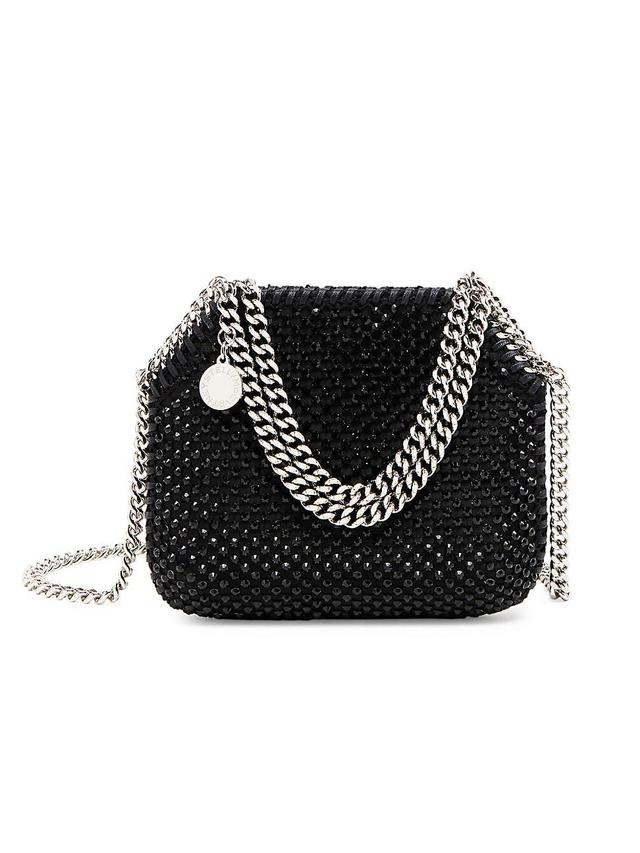 Womens Mini Falabella Crystal Mesh Shoulder Bag Product Image