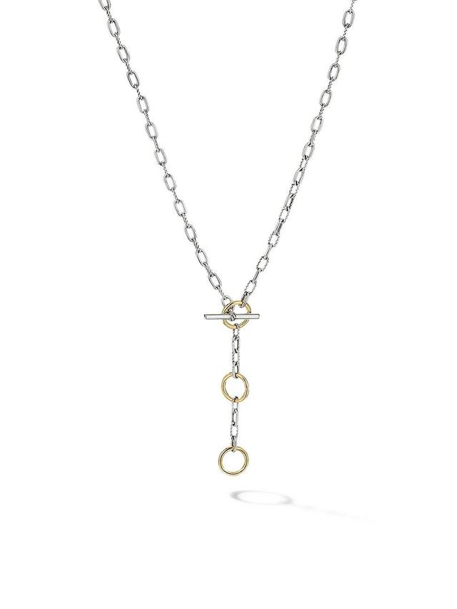 Womens DY Madison 3-Ring Chain Necklace in 18K Yellow Gold Product Image