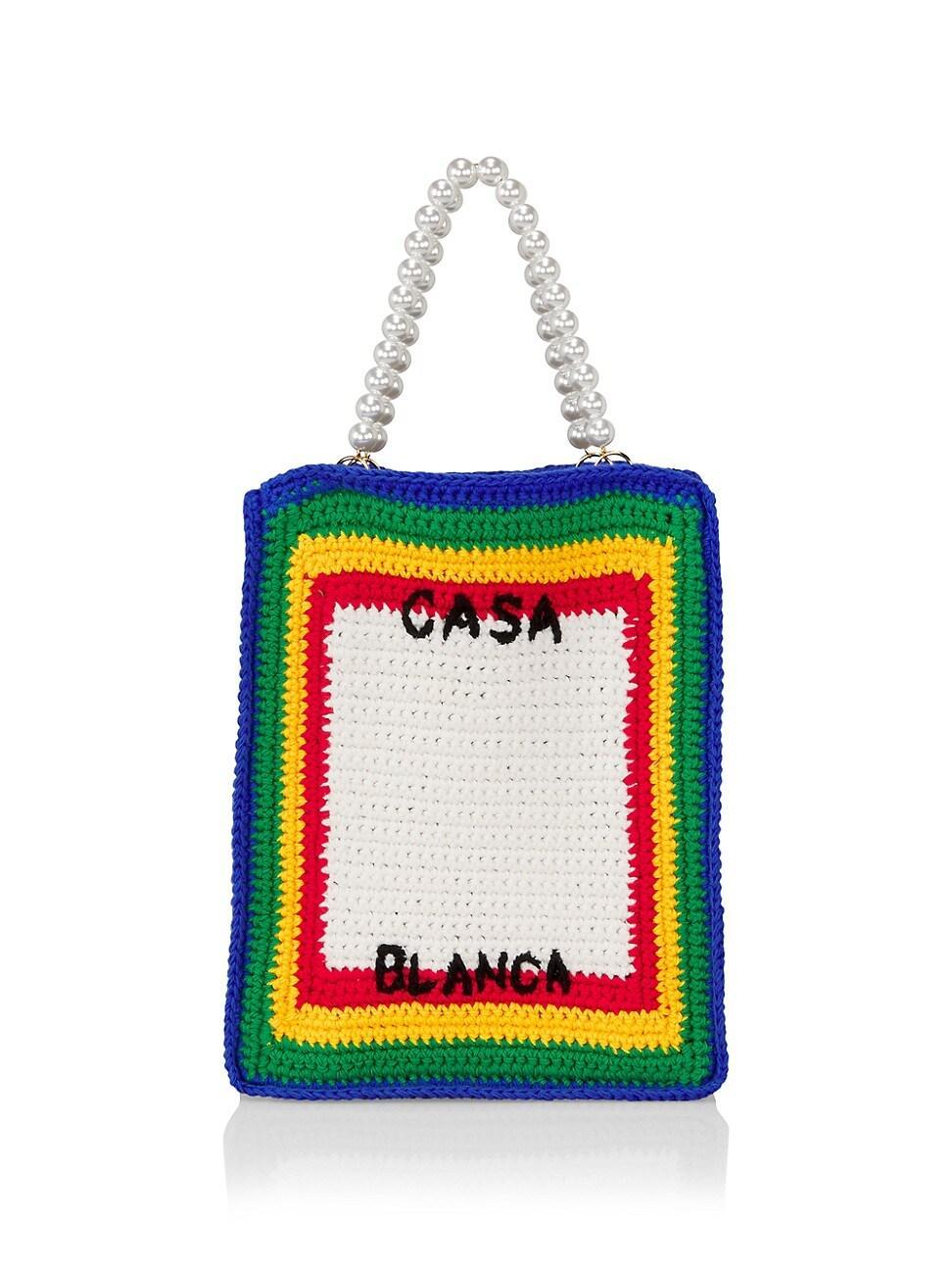 Womens Mini Crochet Square Bag Product Image