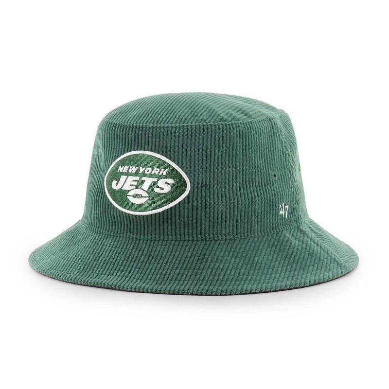 Mens 47 New York Jets Thick Cord Bucket Hat Product Image