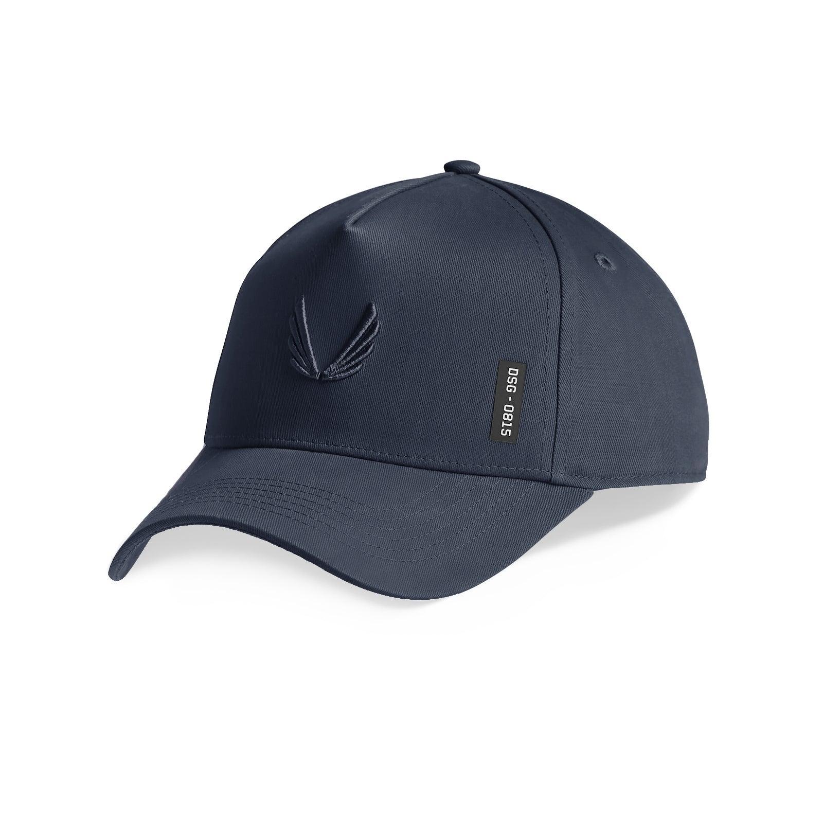 0815. A-Frame Hat - Navy/Navy "Wings" Product Image