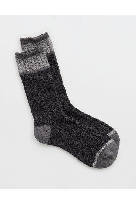 Aerie Colorblock Marled Crew Socks Women's Product Image