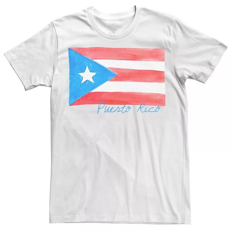 Mens HHM Puerto Rico Flag Watercolor Tee Product Image