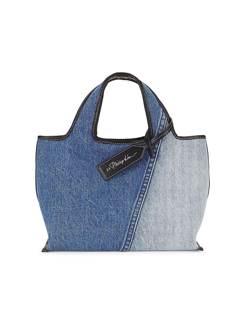 3.1 Phillip Lim Womens Denim Market Tote Product Image