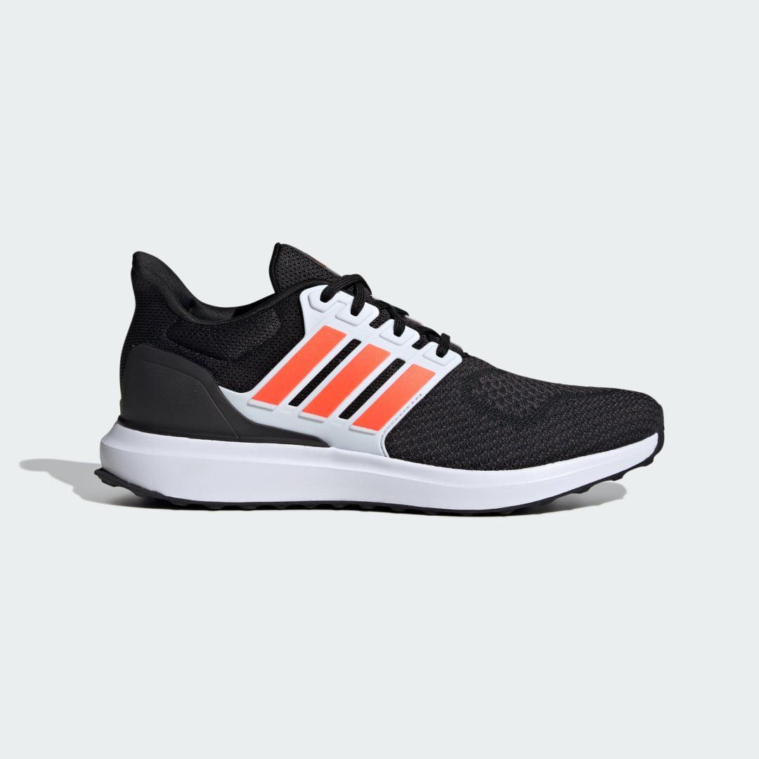 Mens adidas Ubounce DNA Athletic Shoe - Grey / Better Scarlet / Black Product Image