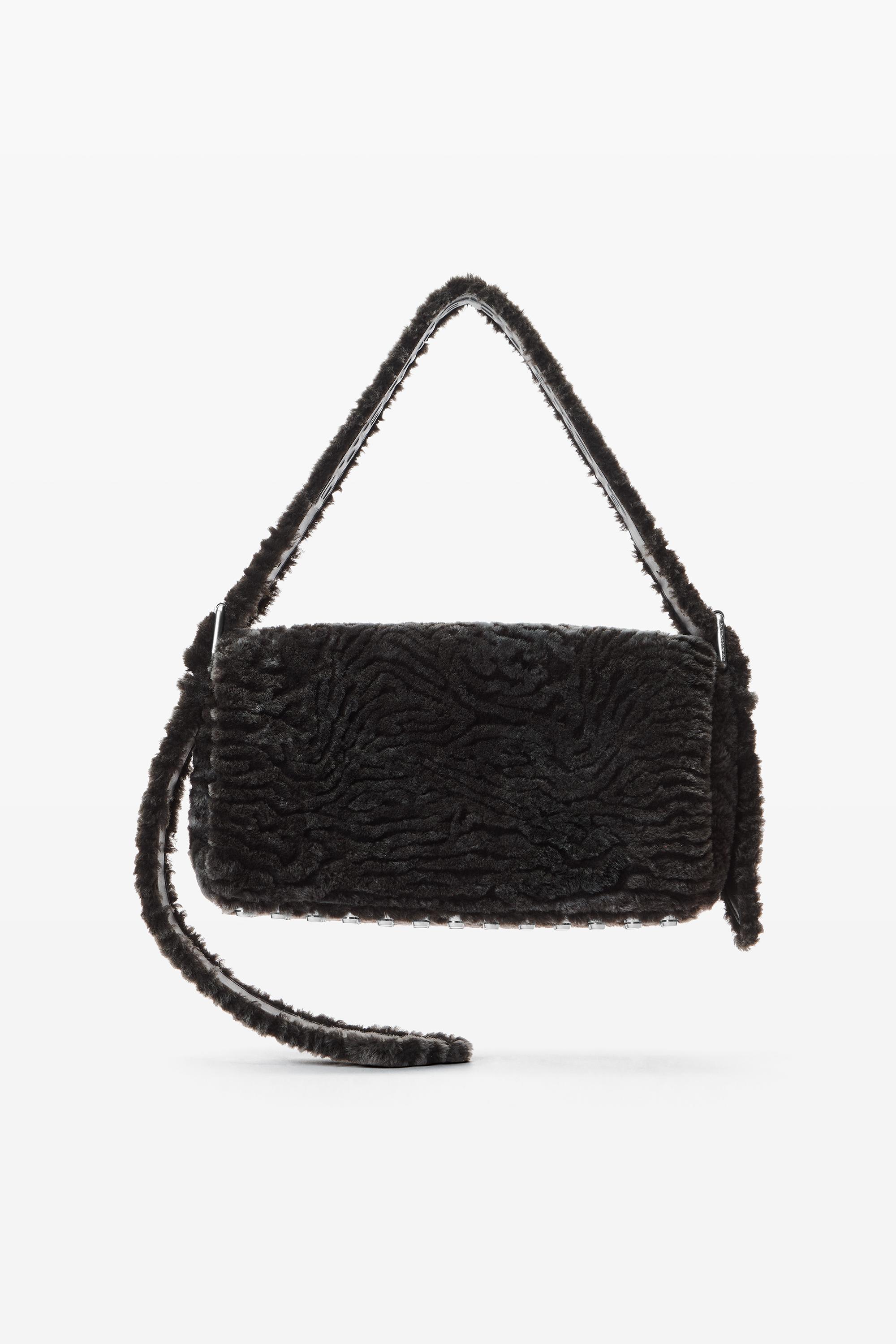 Online-exclusive Ricco Medium Flap Bag In Lamb Shearling Product Image