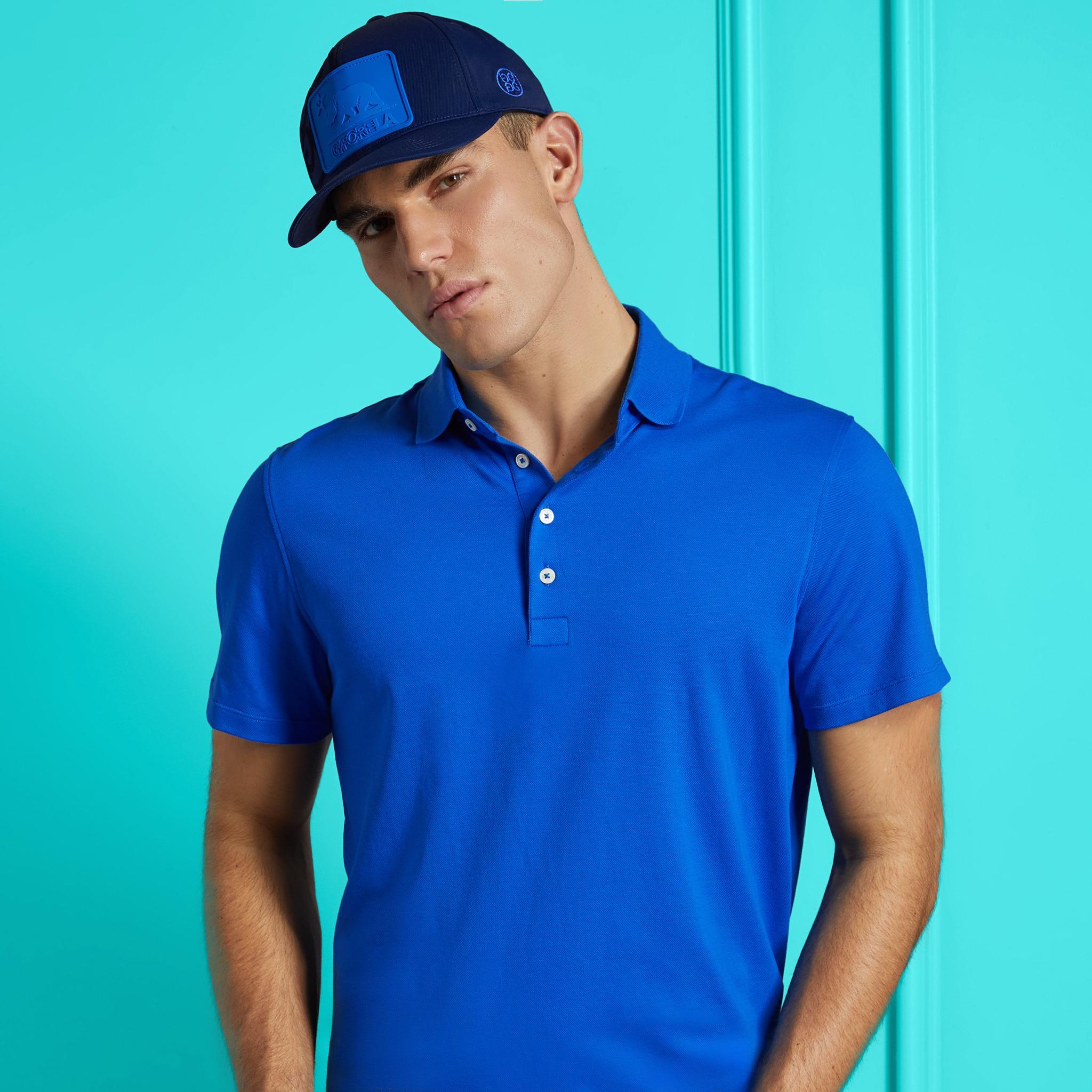 TECHNICAL COTTON BLEND POLO Product Image