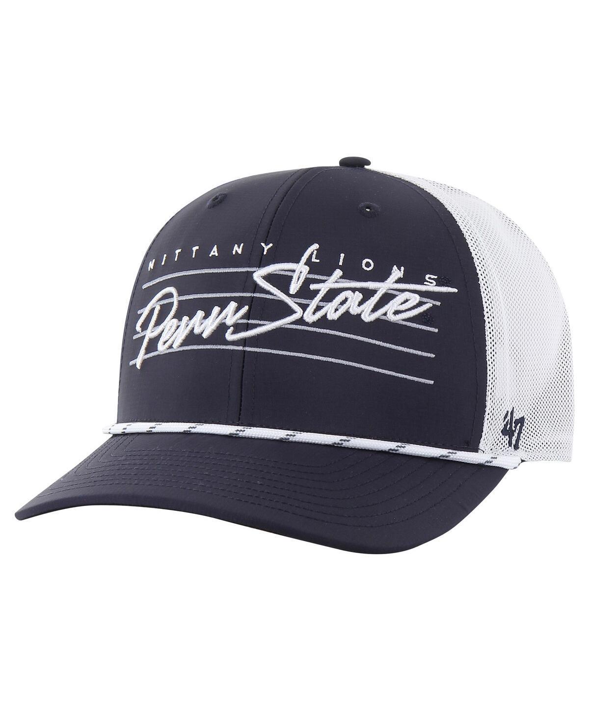 47 Brand Mens Navy Penn State Nittany Lions Downburst Trucker Adjustable Hat Product Image