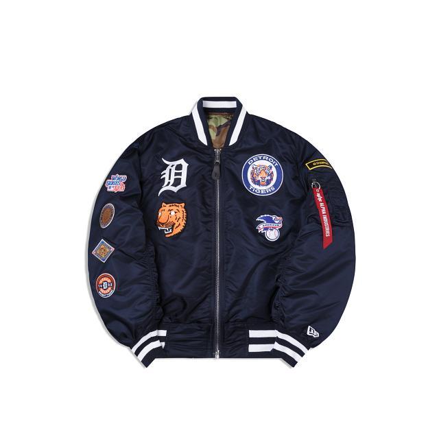 Alpha Industries X Detroit Tigers MA-1 Bomber Jacket Male Product Image