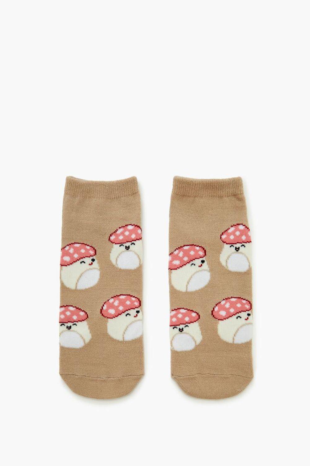 Squishmallow Mushroom Ankle Socks | Forever 21 Product Image