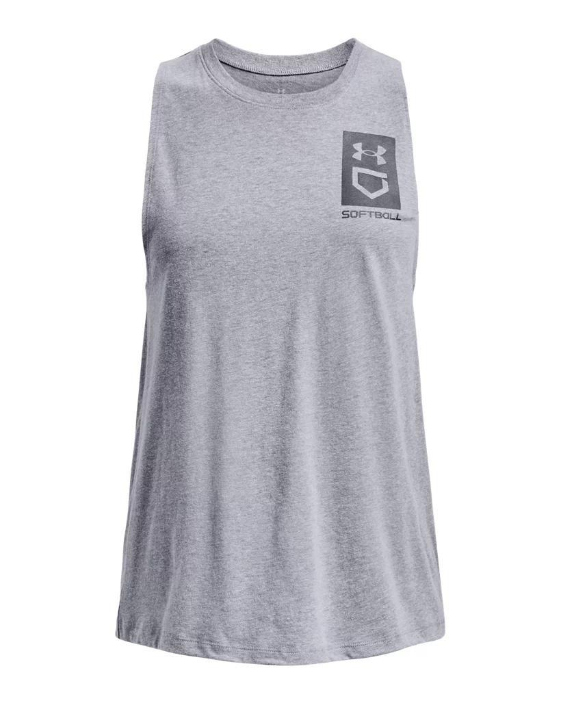 Women's UA Softball Box Logo Tank Product Image