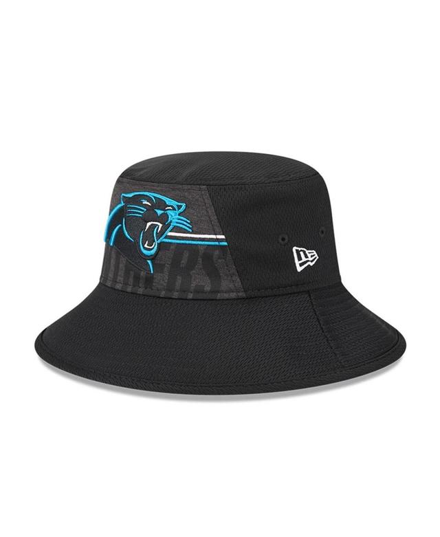 Mens New Era Black Carolina Panthers 2023 Nfl Training Camp Stretch Bucket Hat Product Image