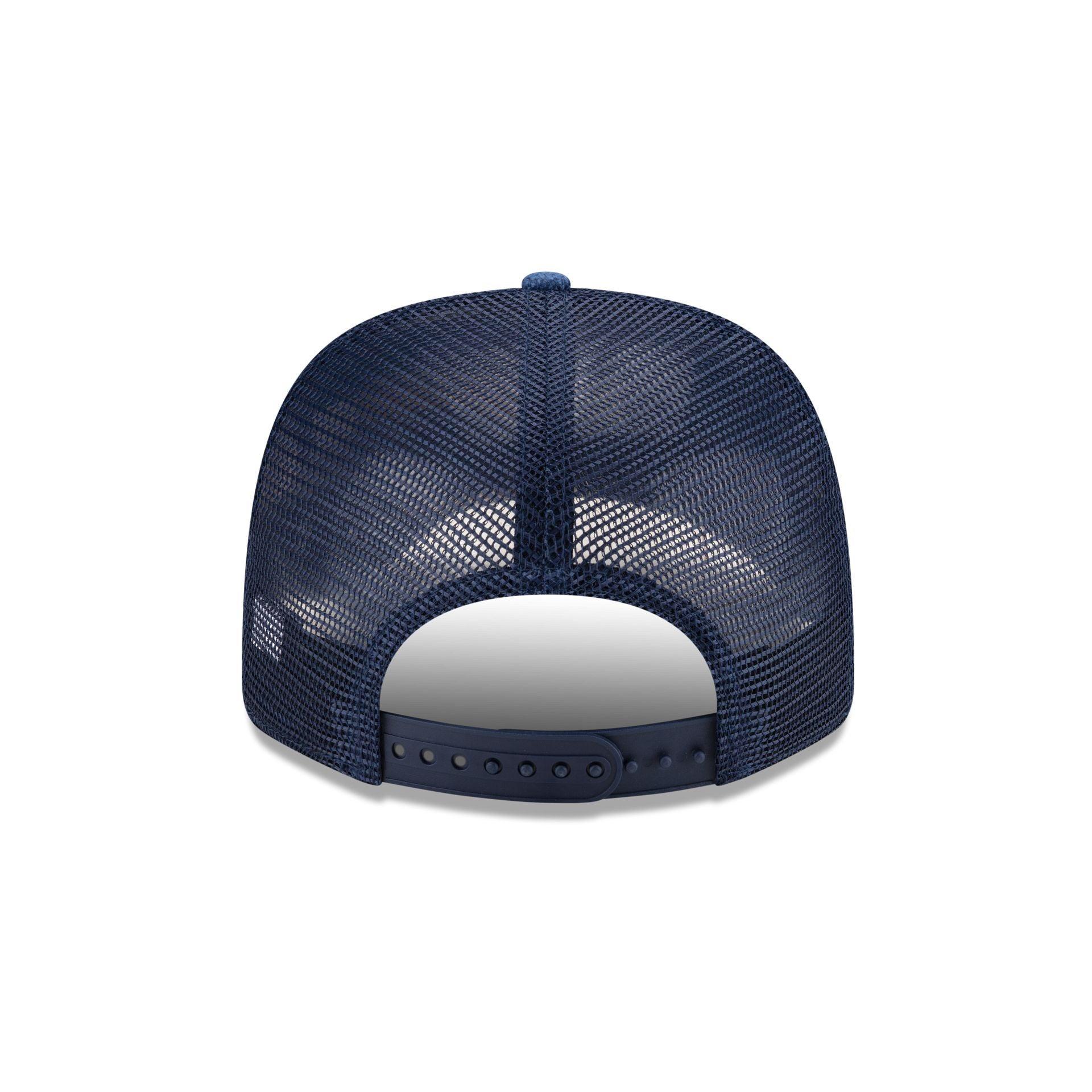 New Era Cap Heather Blue 9SEVENTY Trucker Hat Male Product Image