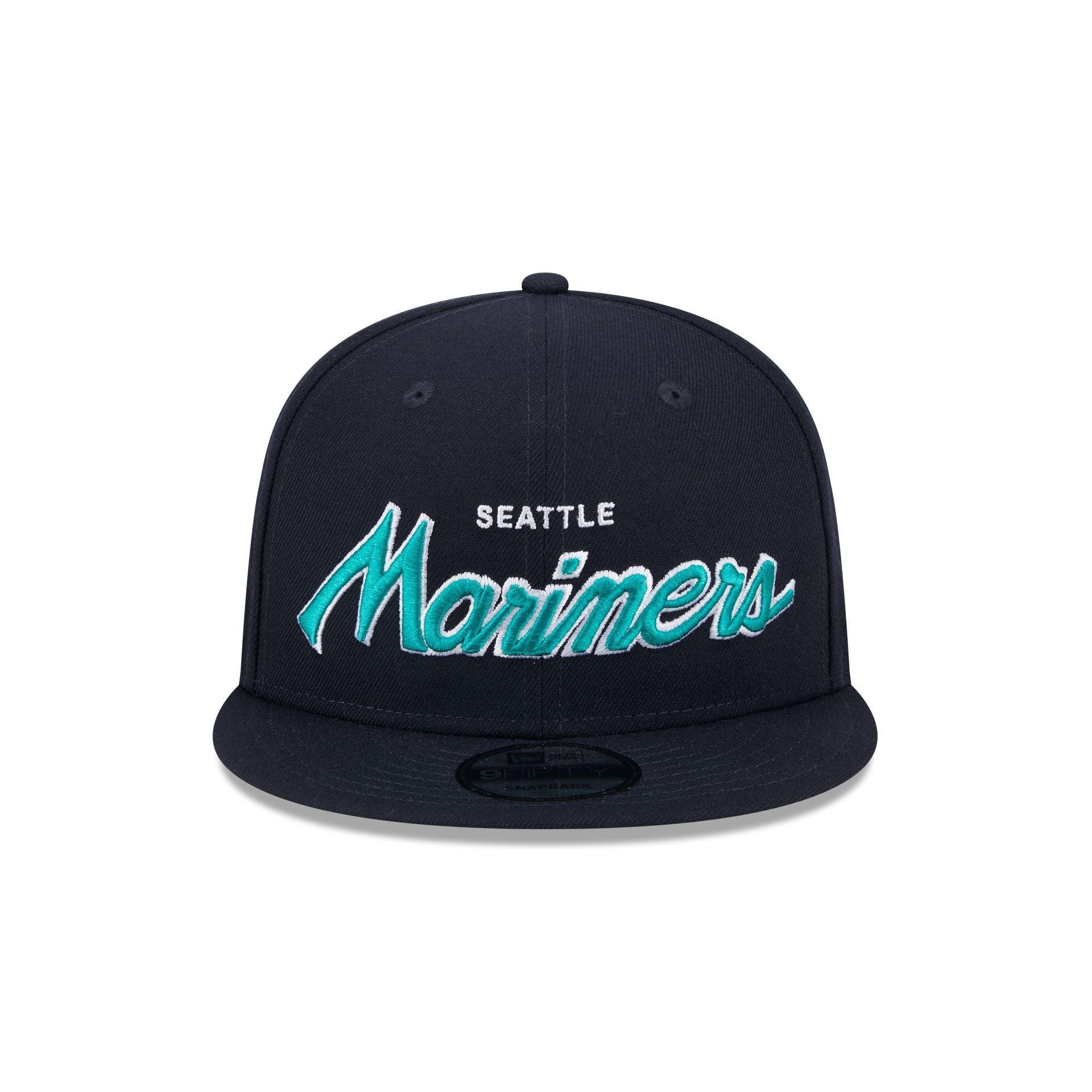 Seattle Mariners Wordmark 9FIFTY Snapback Hat Male Product Image