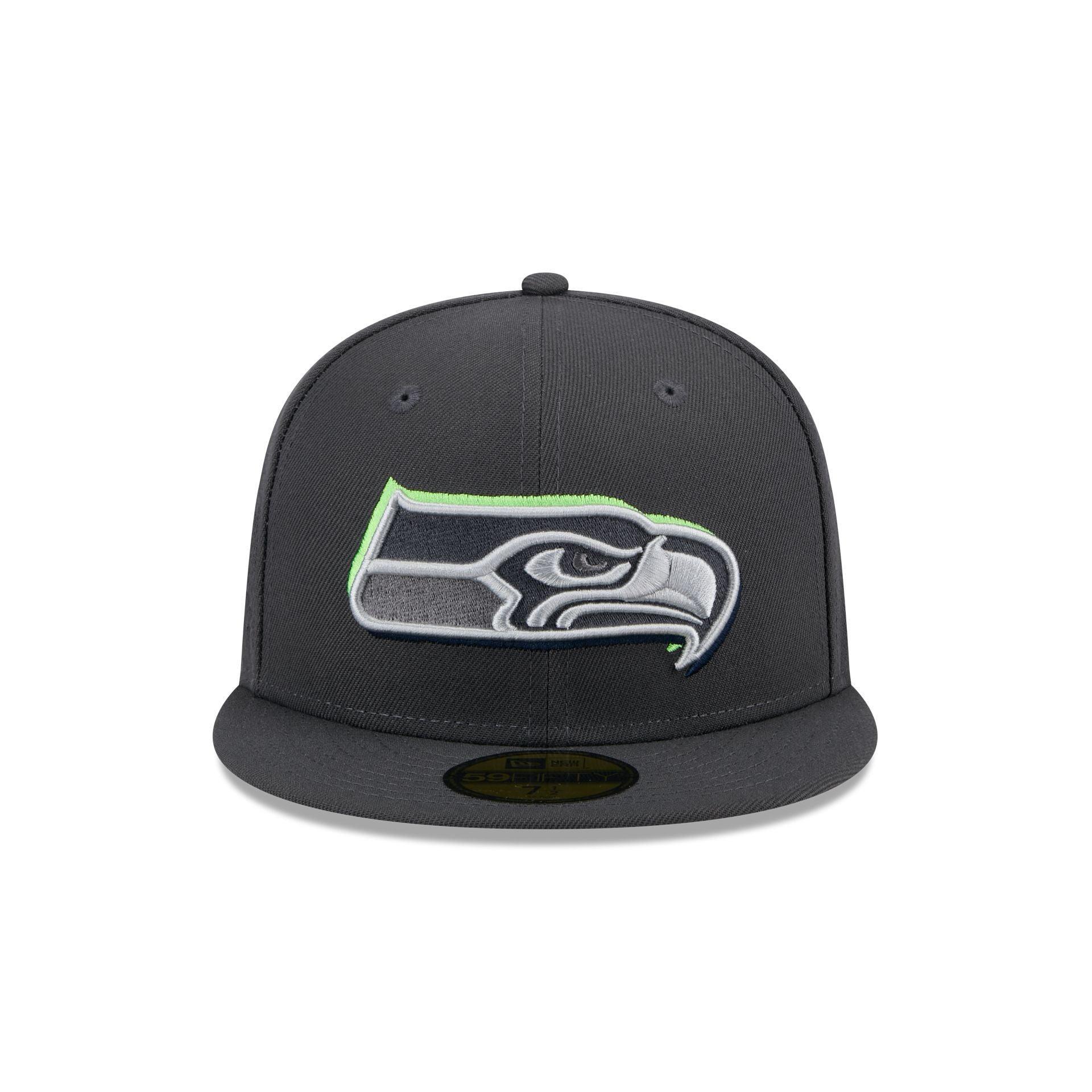 Seattle Seahawks 2024 Draft Gray 59FIFTY Fitted Hat Male Product Image