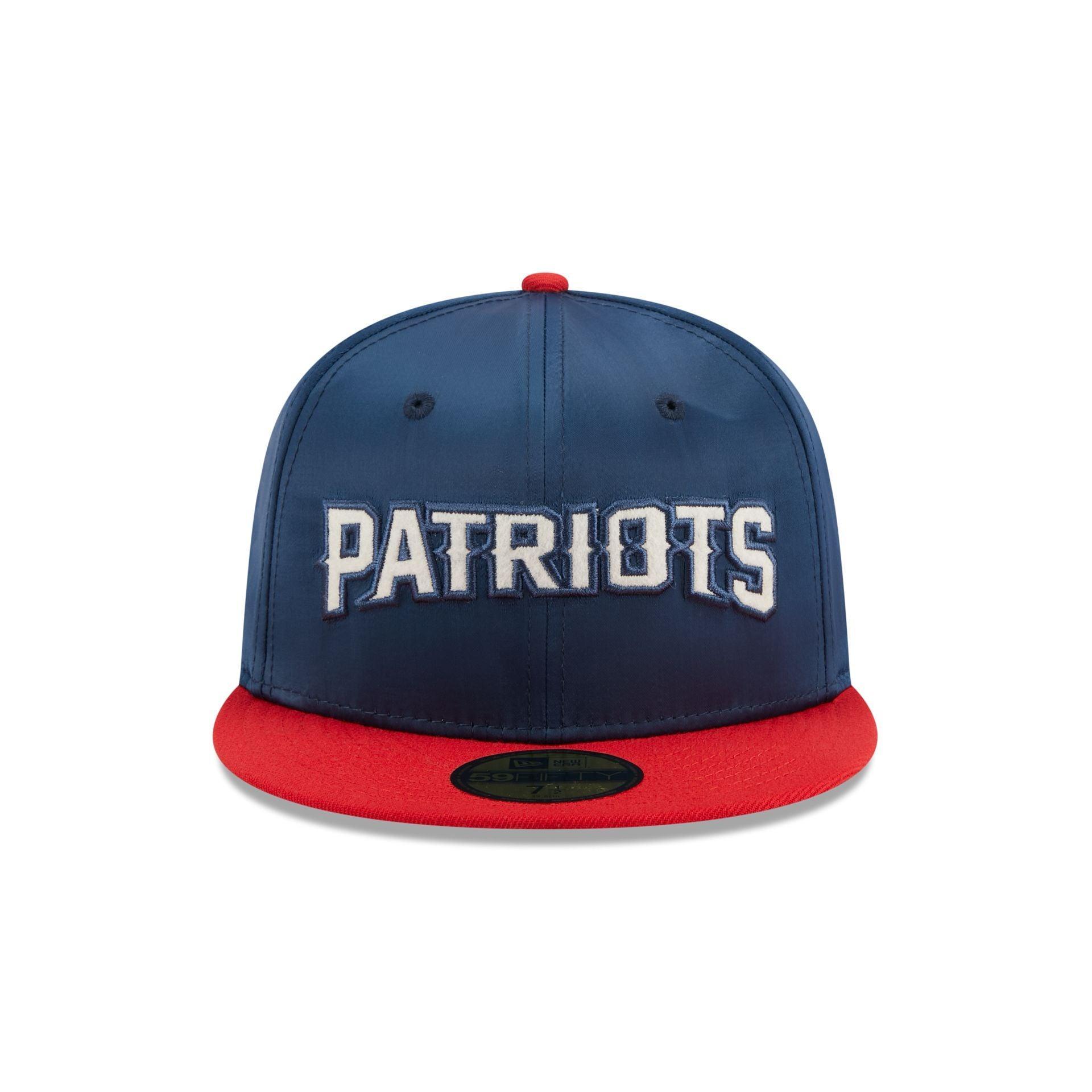 New England Patriots Satin 59FIFTY Fitted Hat Male Product Image