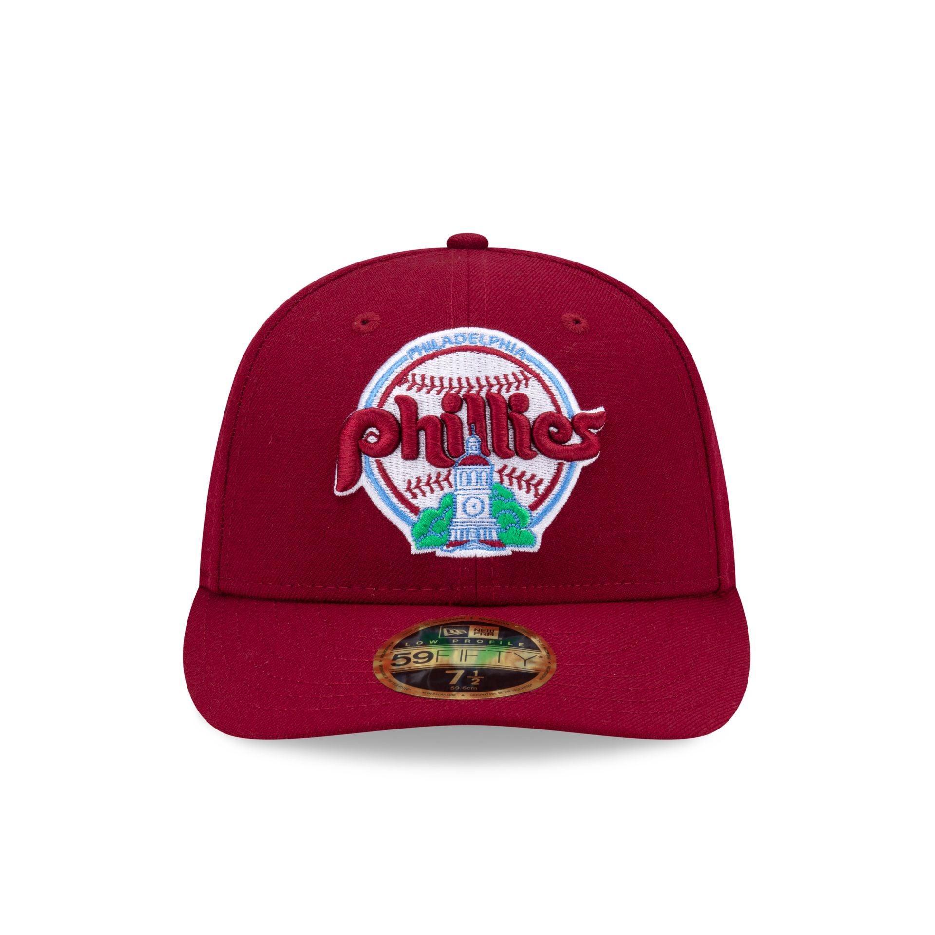 Just Caps Stadium Patch Philadelphia Phillies Low Profile 59FIFTY Fitted Hat Male Product Image