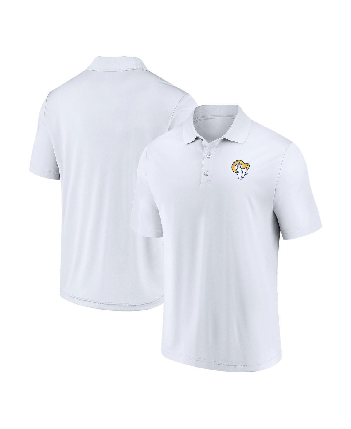 Fanatics Mens White Los Angeles Rams Component Polo Shirt Product Image