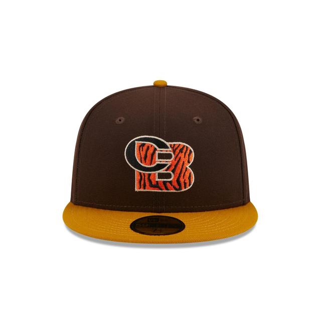 Cincinnati Bengals Burnt Wood 59FIFTY Fitted Hat Male Product Image