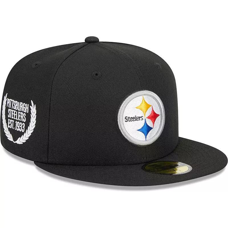 Mens New Era Pittsburgh Steelers Camo Undervisor 59FIFTY Fitted Hat Product Image